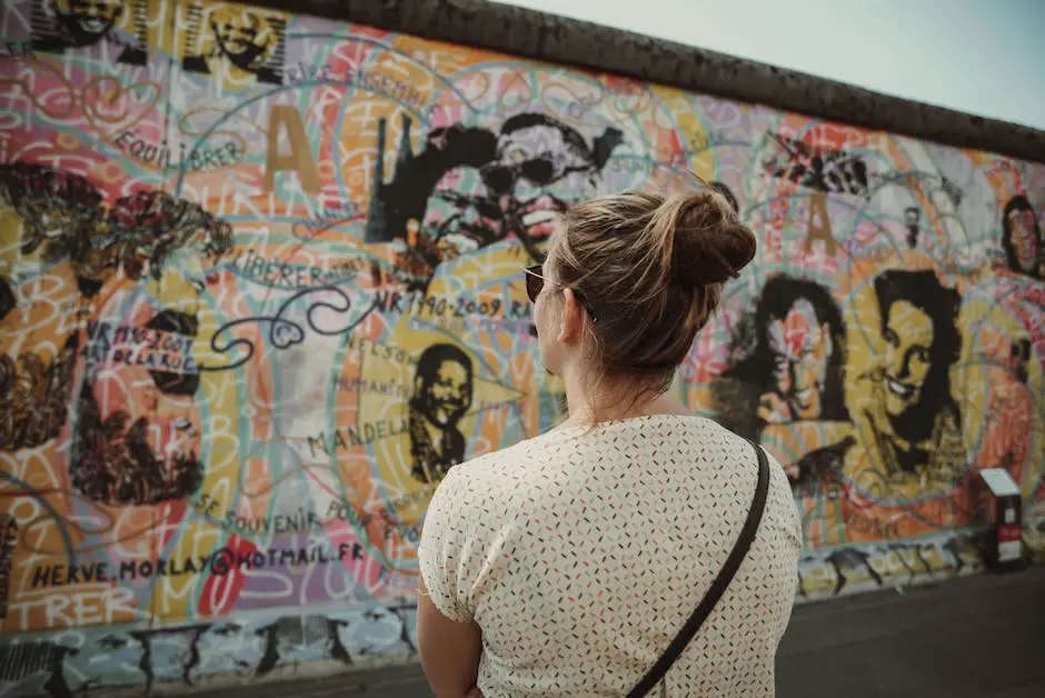 Die Berliner Mauer in einer historischen Aufnahme