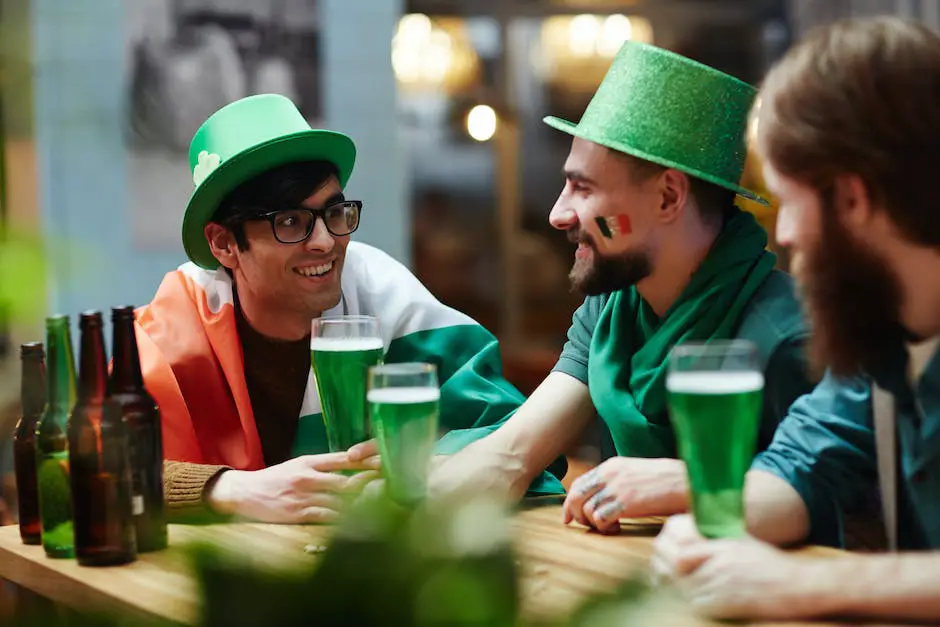 A group of people enjoying beer in a German pub