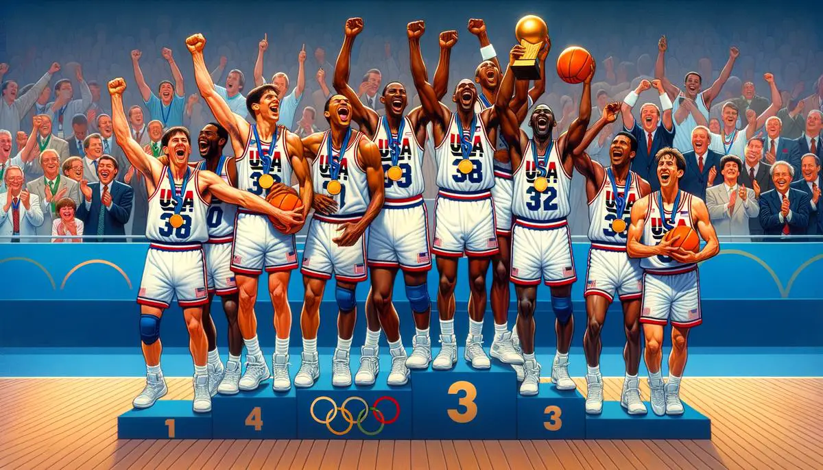 Das legendäre Dream Team der USA bei den Olympischen Spielen 1992 in Barcelona