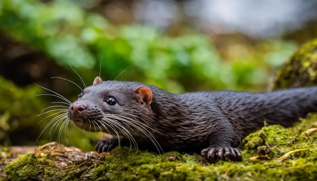 Various wildlife species found in Germany, including the European mink, the giant salamander, and the European wildcat.